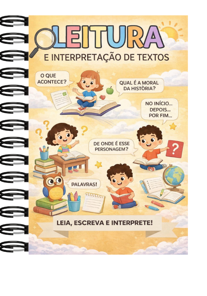 Capa da apostila de Leitura e interpretação