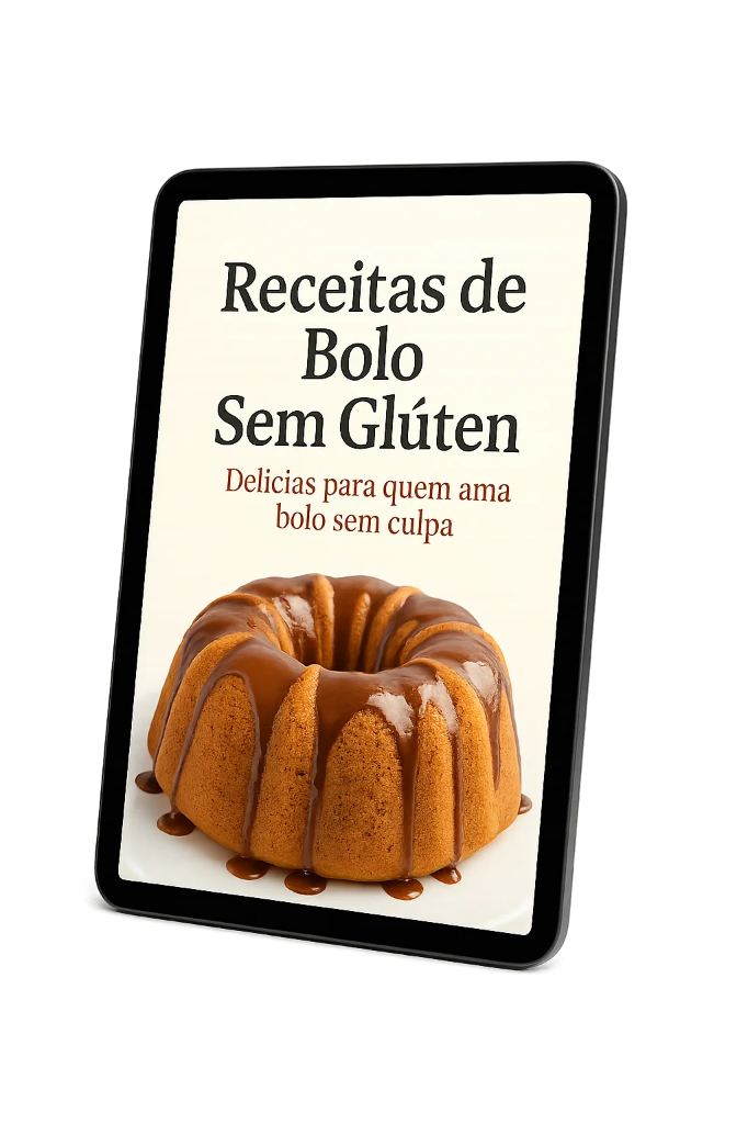 Capa do Ebook Receitas de Bolo Sem Glúten