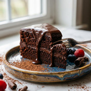 Pastel sin gluten destacado